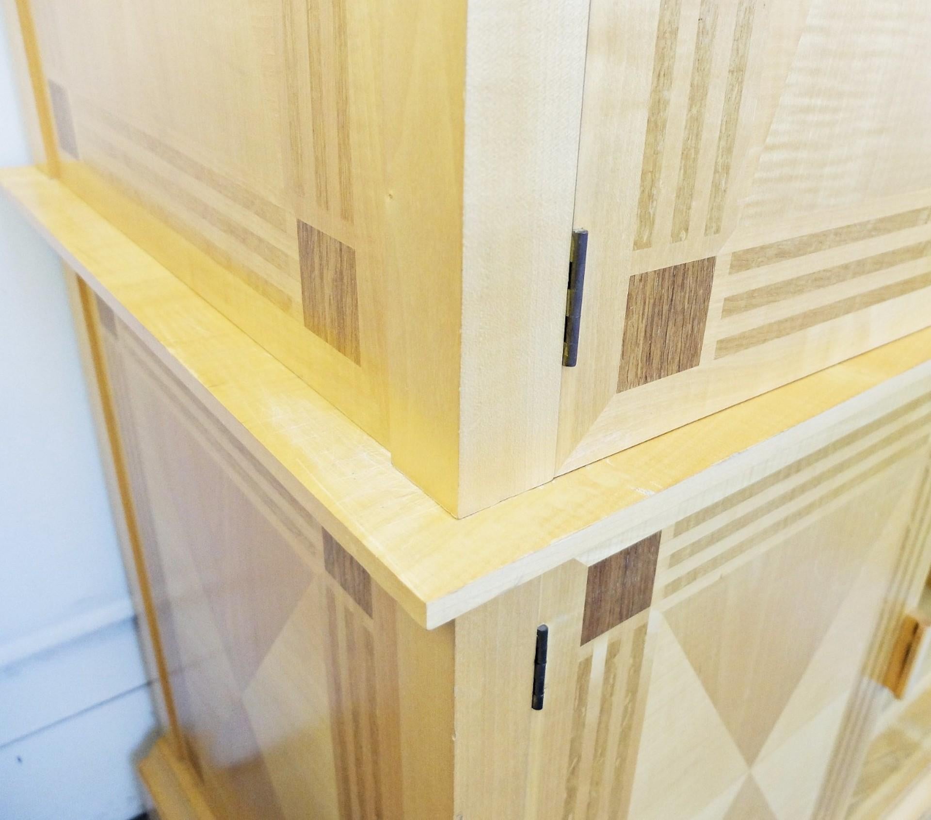 British Double Body Cupboard by David Linley For Sale
