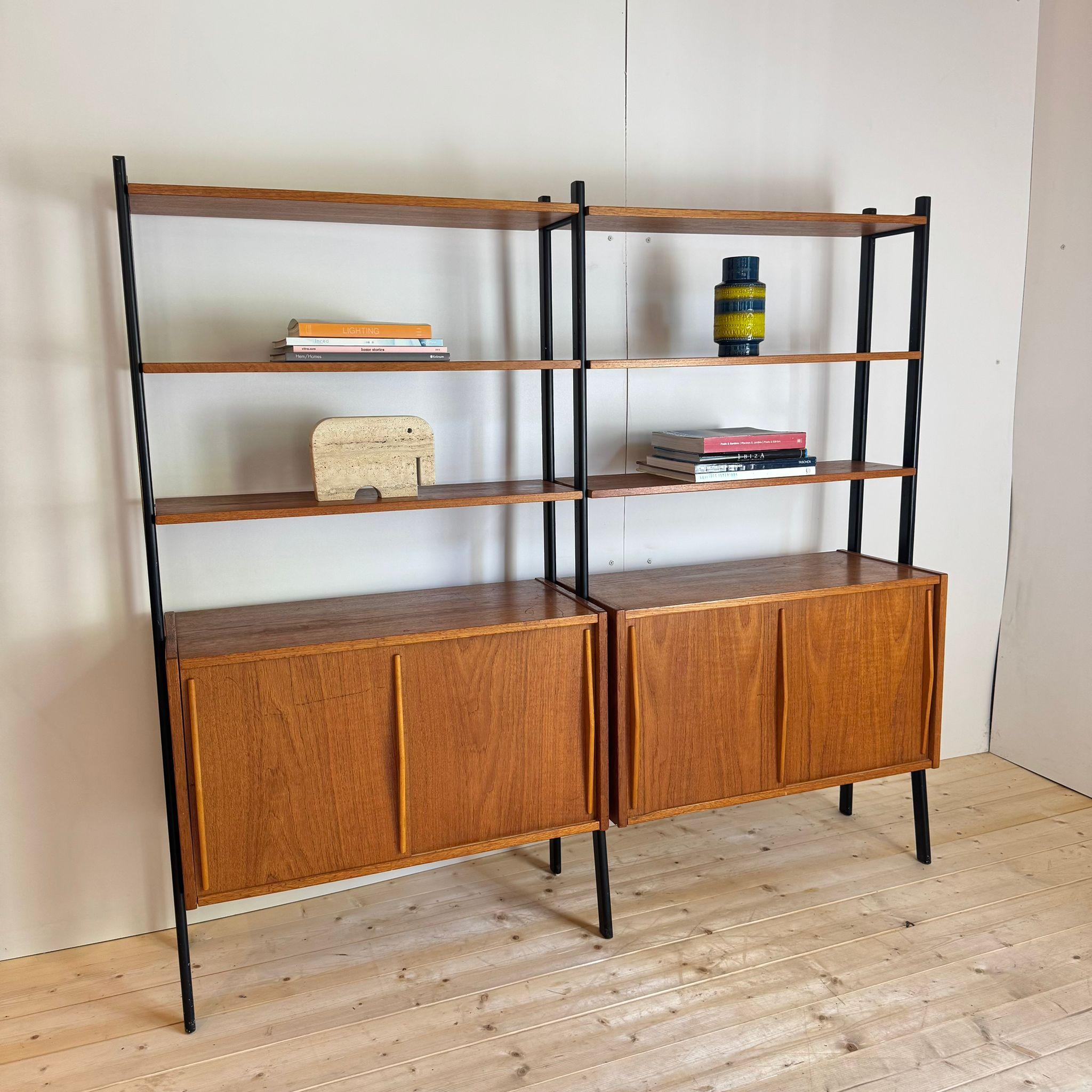 Double bookcase in teak, Sweden 1960 en vente 2