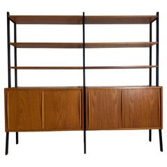 Double bookcase in teak, Sweden 1960