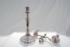 Double Branched Silver Candlestick