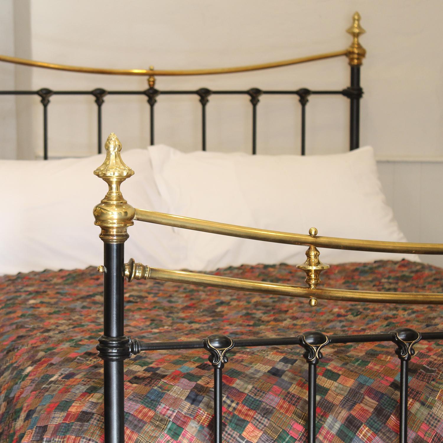 Victorian Double Brass and Iron Bed, MD135