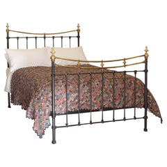 Antique Double Brass and Iron Bed, MD135