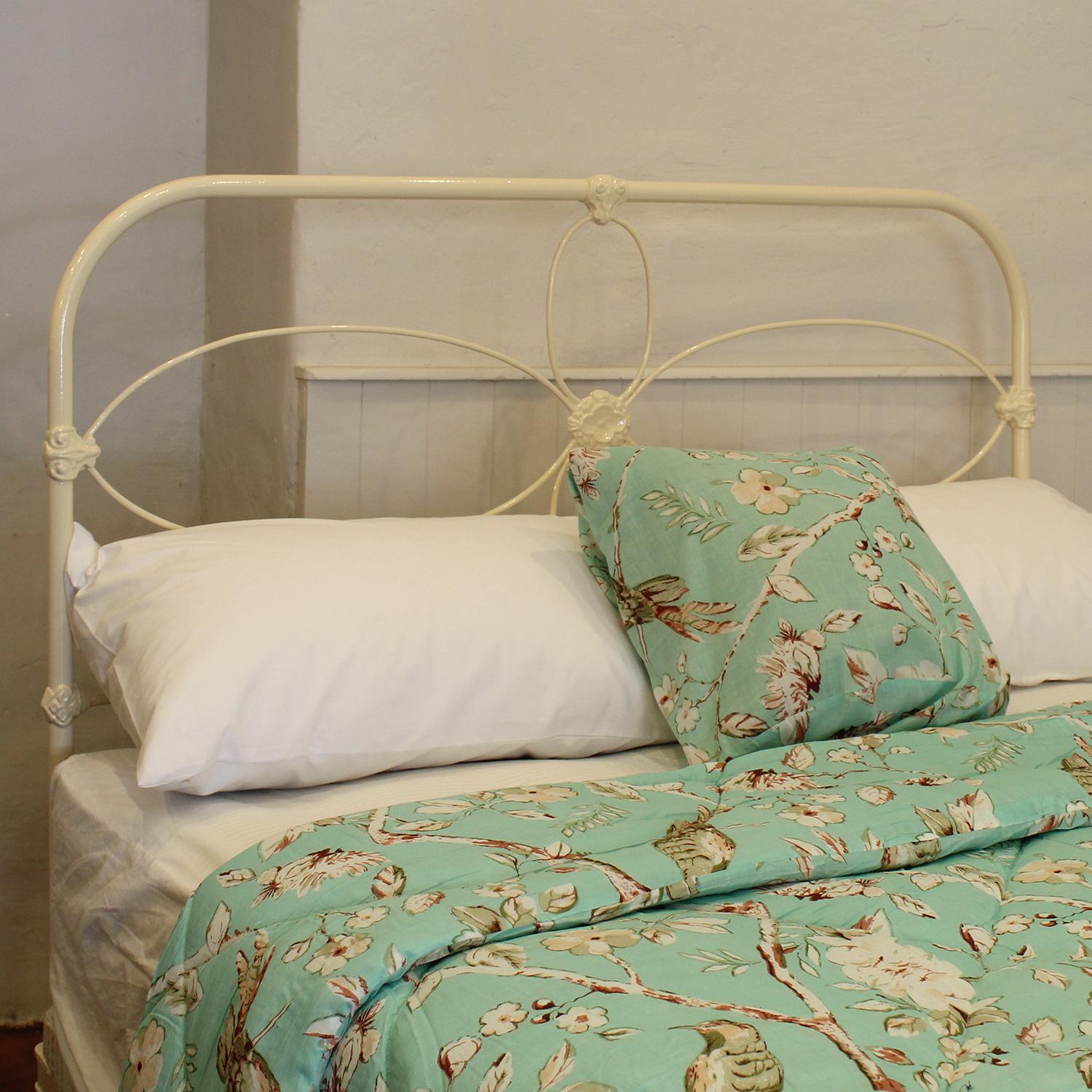 19th Century Double Brass and Iron Bed, MD139 For Sale