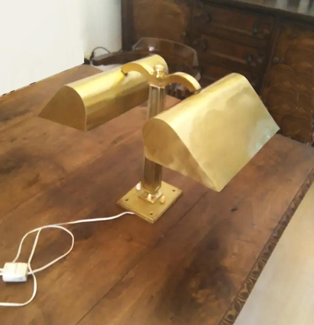 double bankers lamp