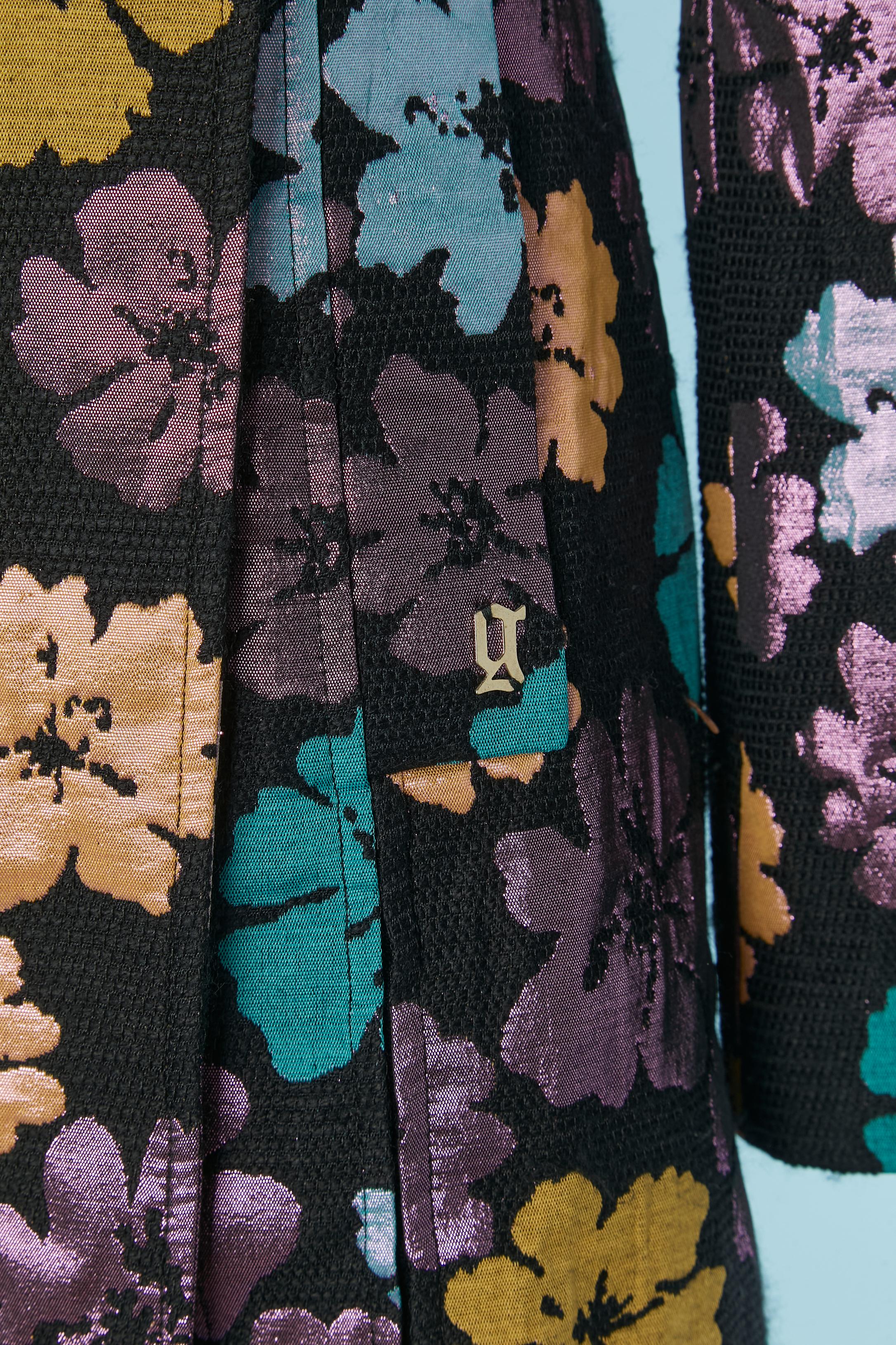 De las mujeres Abrigo brocado con doble botonadura y estampado de flores GALLIANO en venta