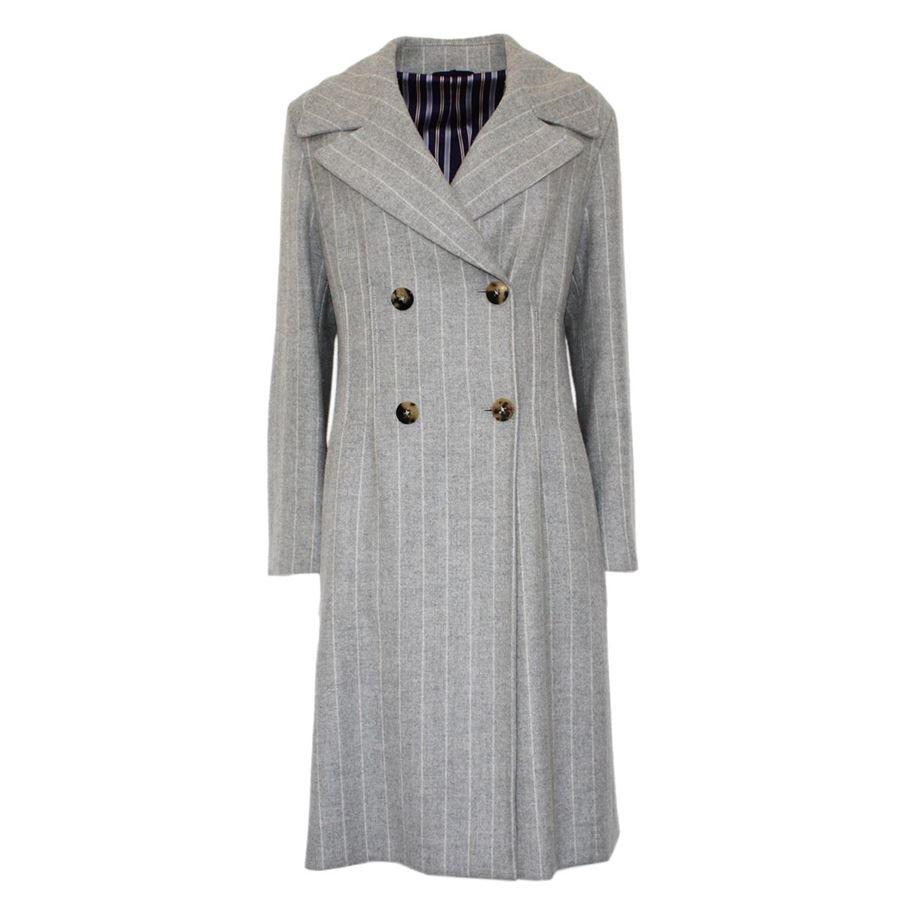 Ballantyne Abrigo de doble botonadura talla 44 Gris en venta
