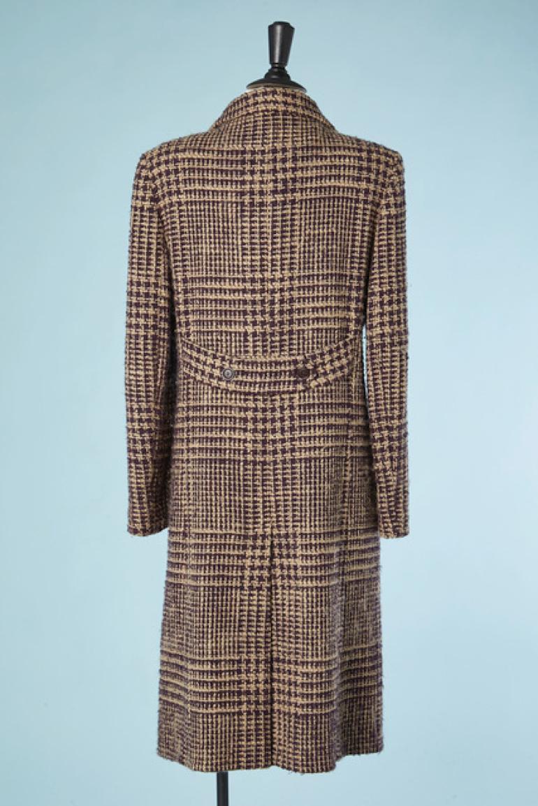 Women's Double breasted coat with check pattern Gianfranco Ferré Studio For Sale