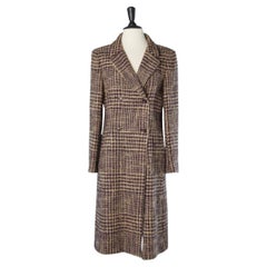 Double breasted coat with check pattern Gianfranco Ferré Studio
