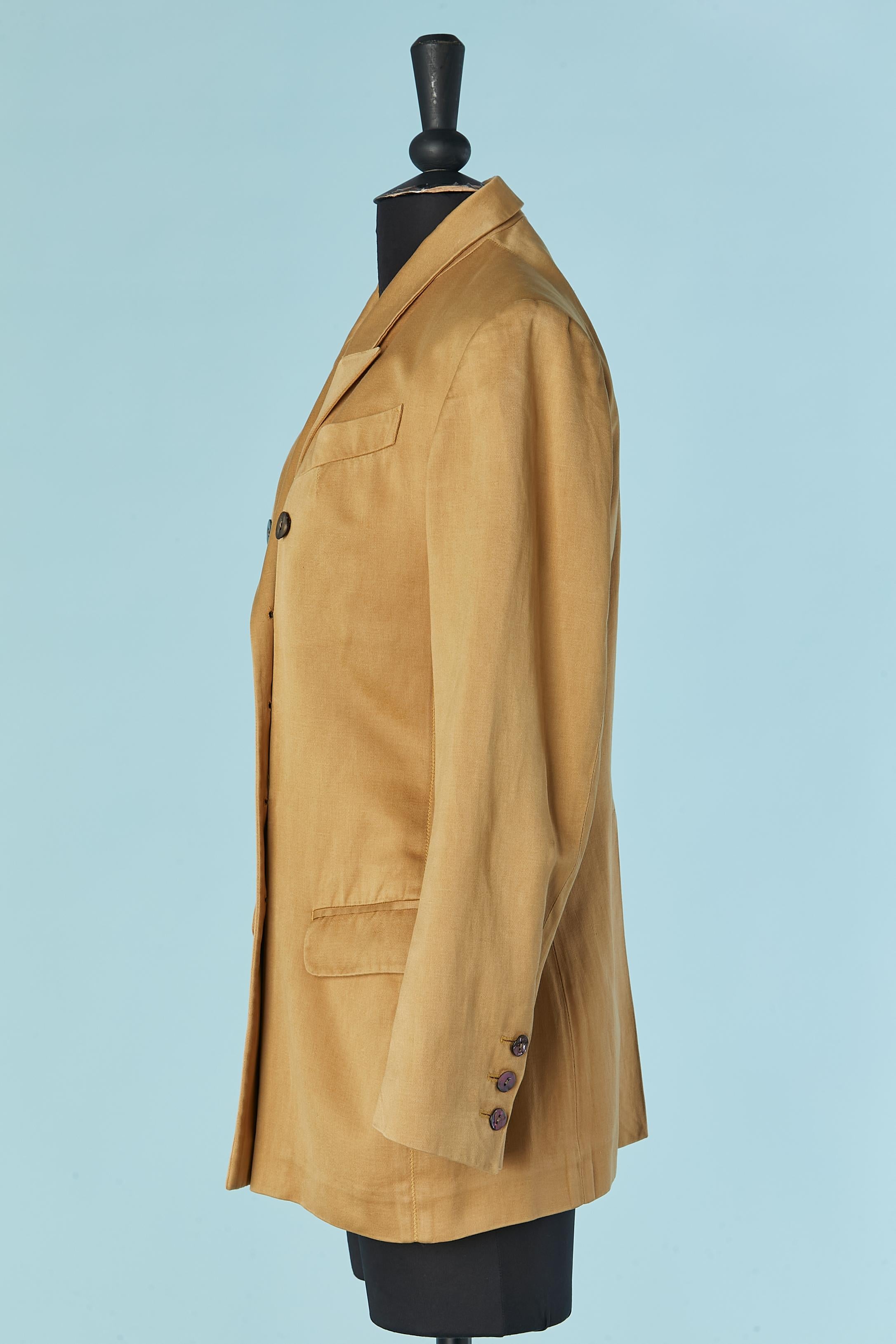 Zweireihiger Blazer aus Baumwolle JEAN-PAUL GAULTIER FEMME Damen im Angebot