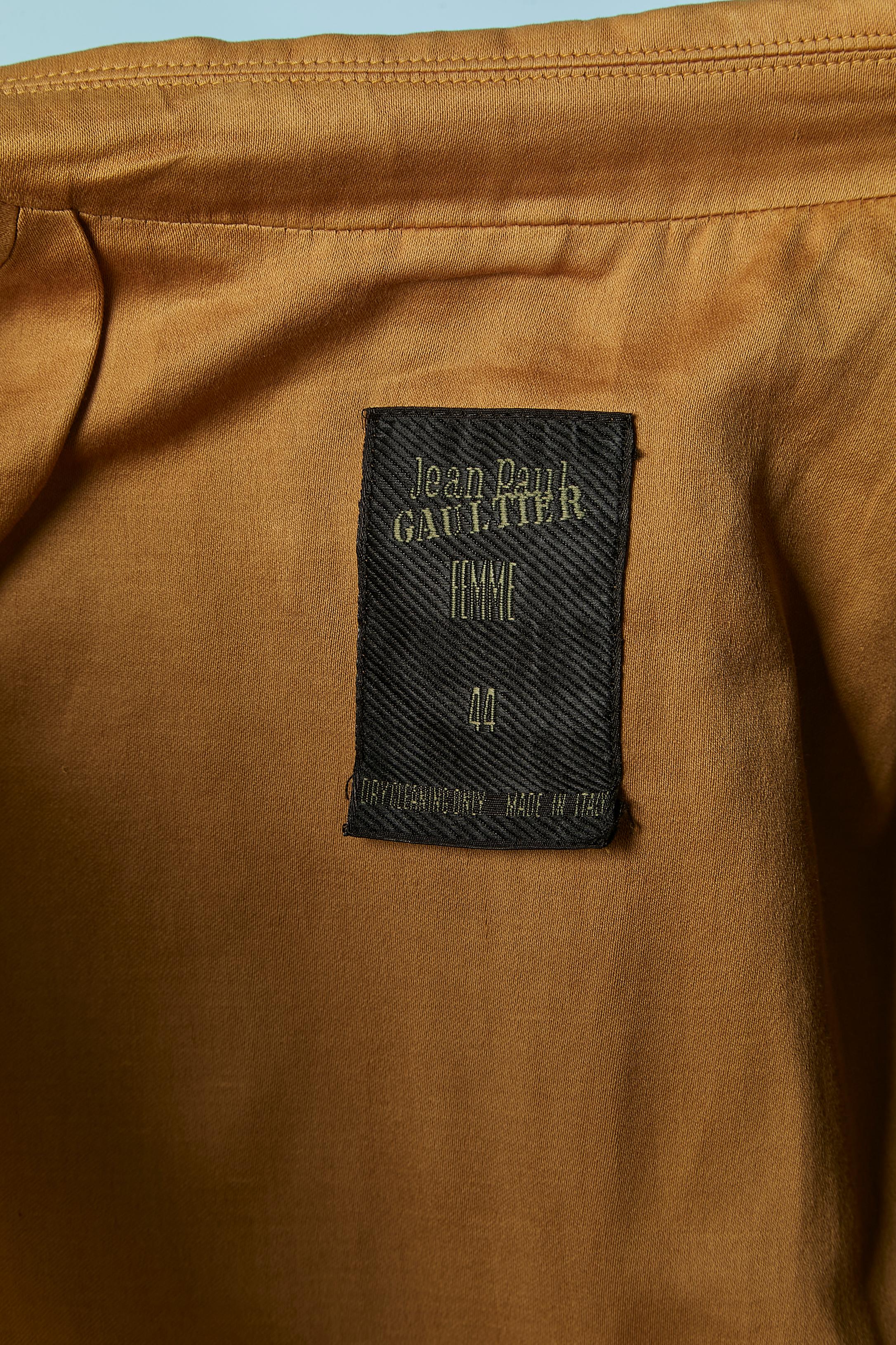 Zweireihiger Blazer aus Baumwolle JEAN-PAUL GAULTIER FEMME im Angebot 4