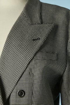 Double-breasted Pied de poule pattern blazer AlaÏa