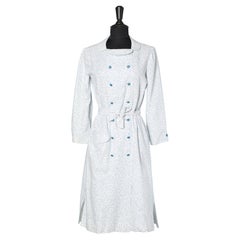 Robe imprimée double boutonnage Courrèges Paris 