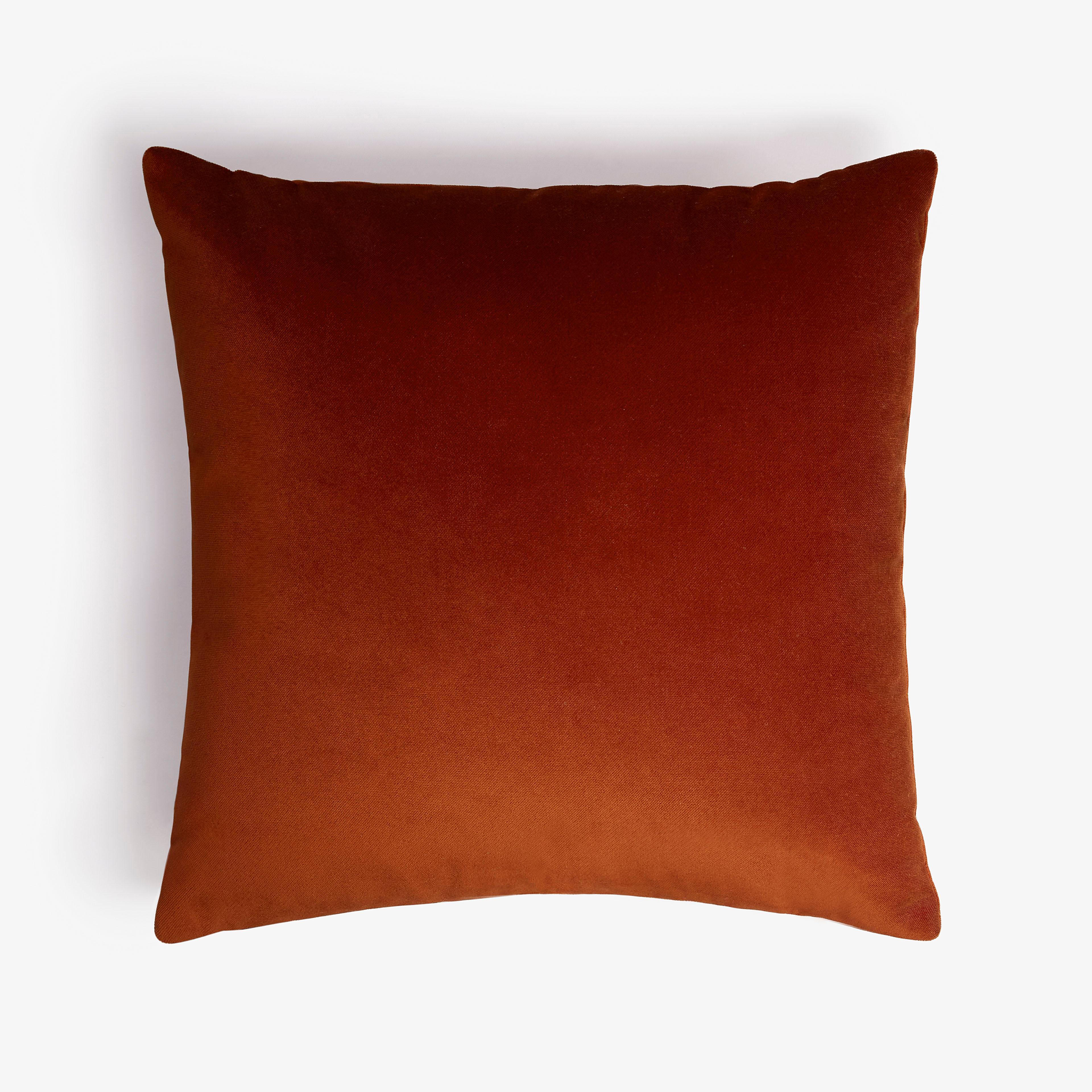 brick red pillows