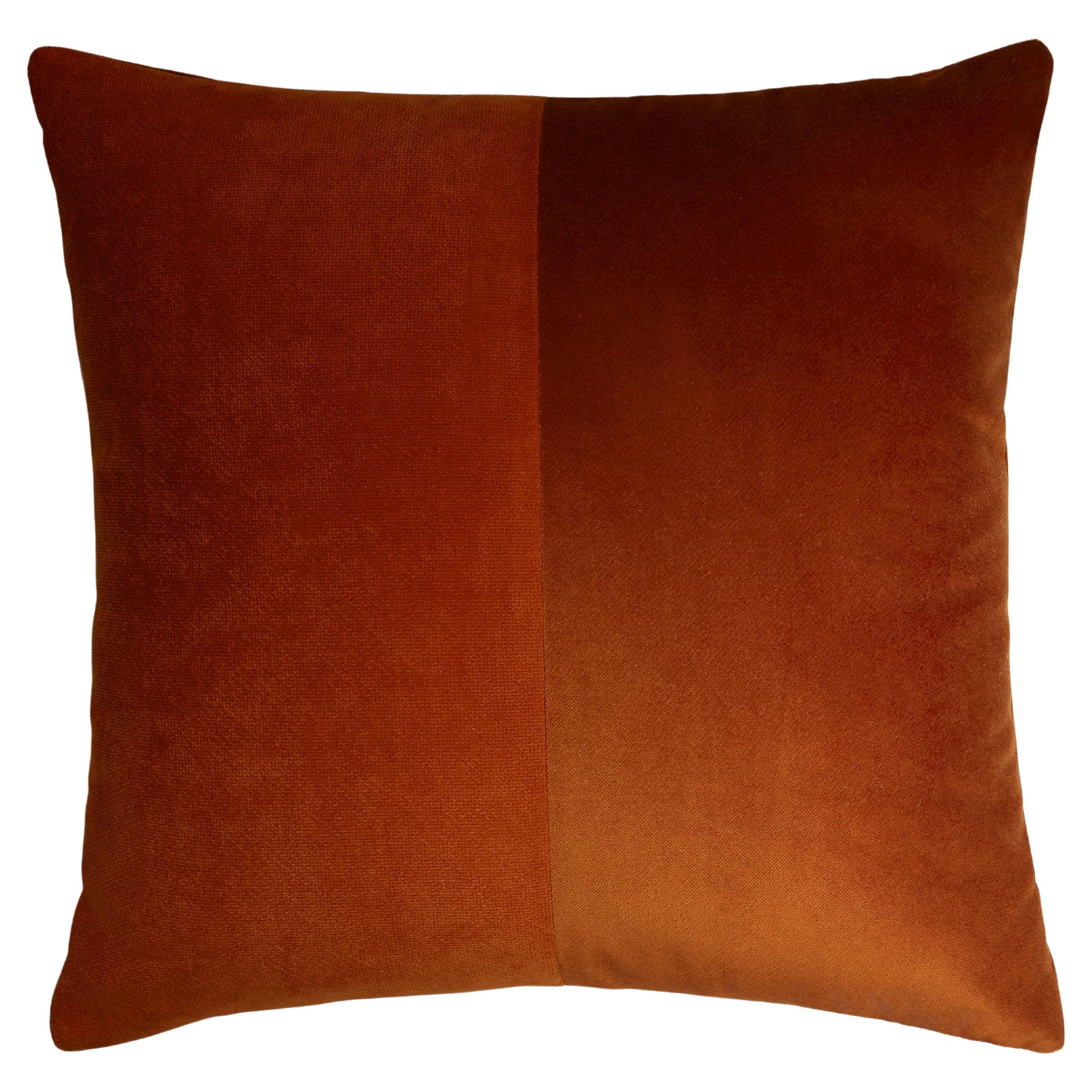Double Brick Red Cushion For Sale