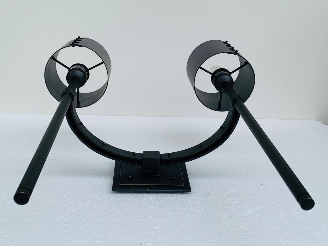 Post-Modern Double Bronze Sconce by Solis Betancourt for Holly Hunt