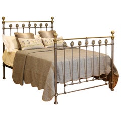 Antique Double Burnished Bed, MD86