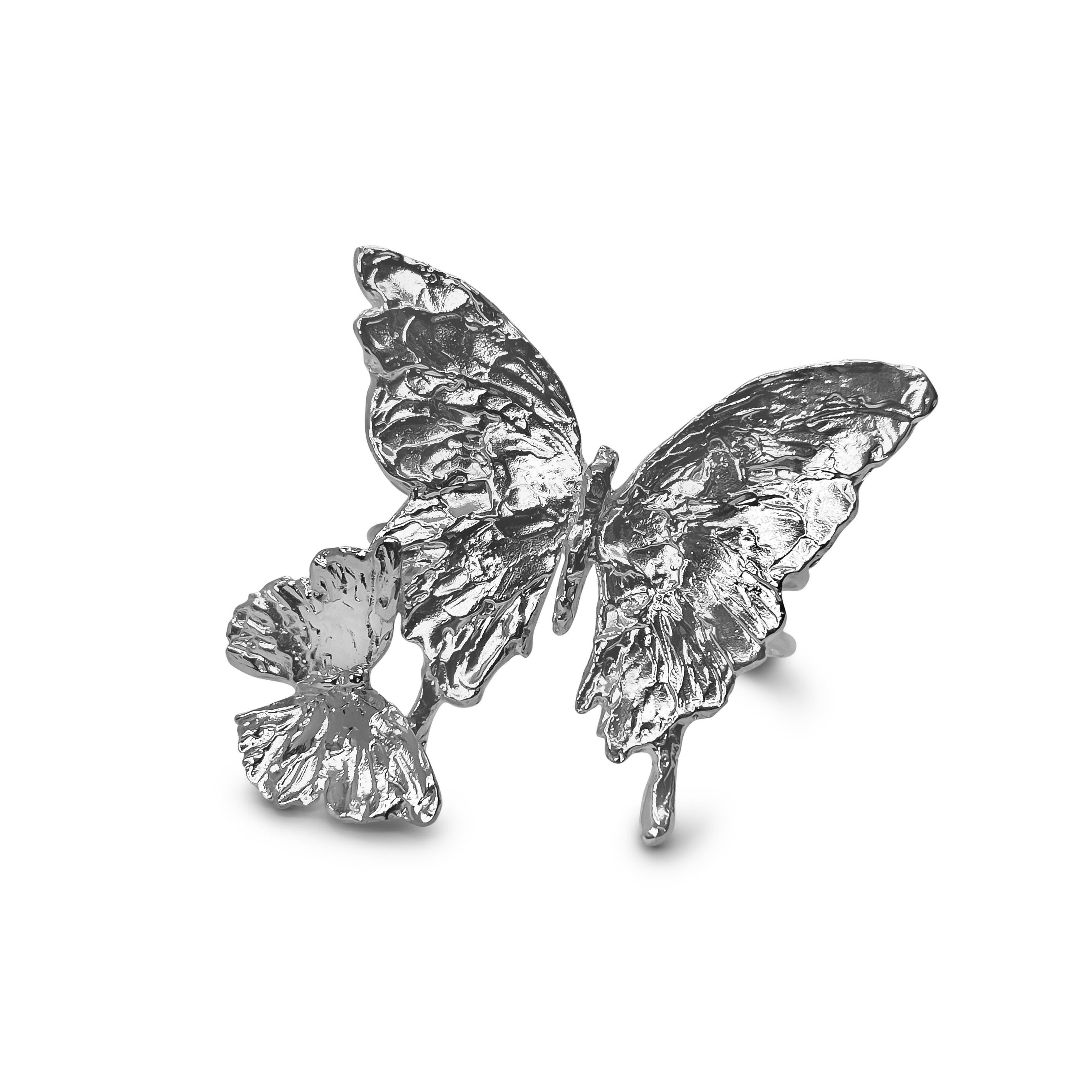 Contemporary Double Butterfly Cuff For Sale