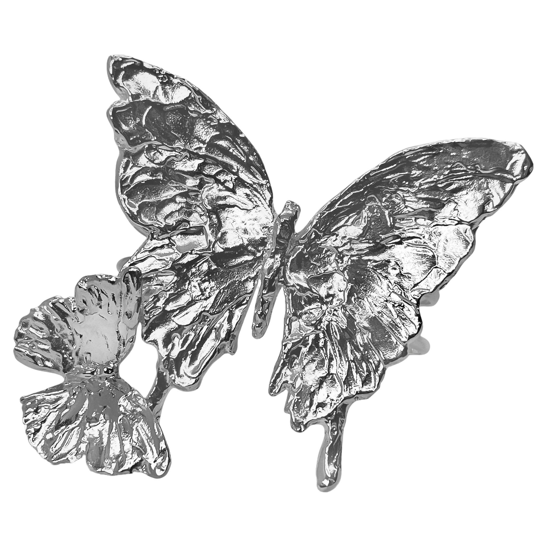 Manchette double papillon