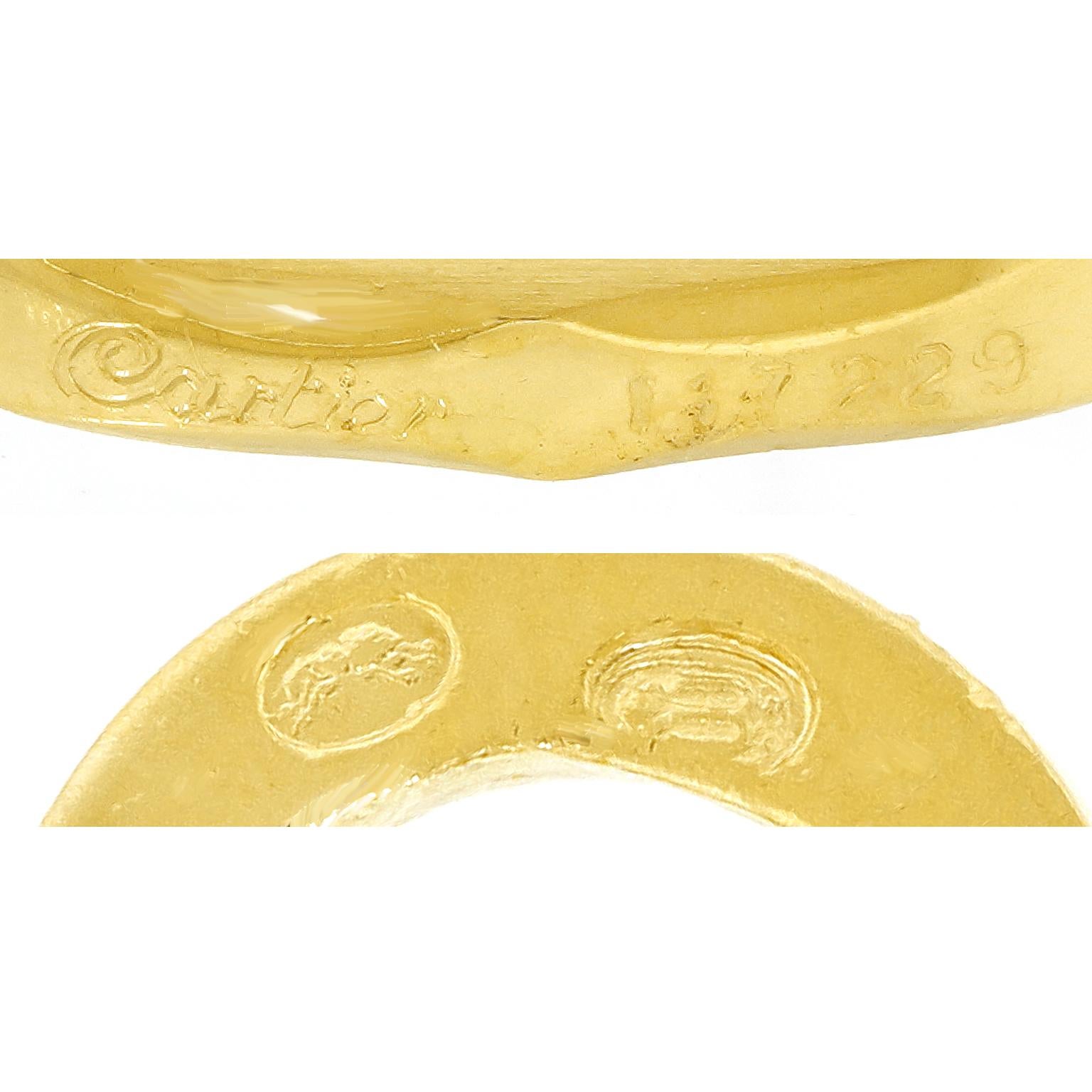 Cartier Porte-clés Trinity Motifs Double C en vente 1