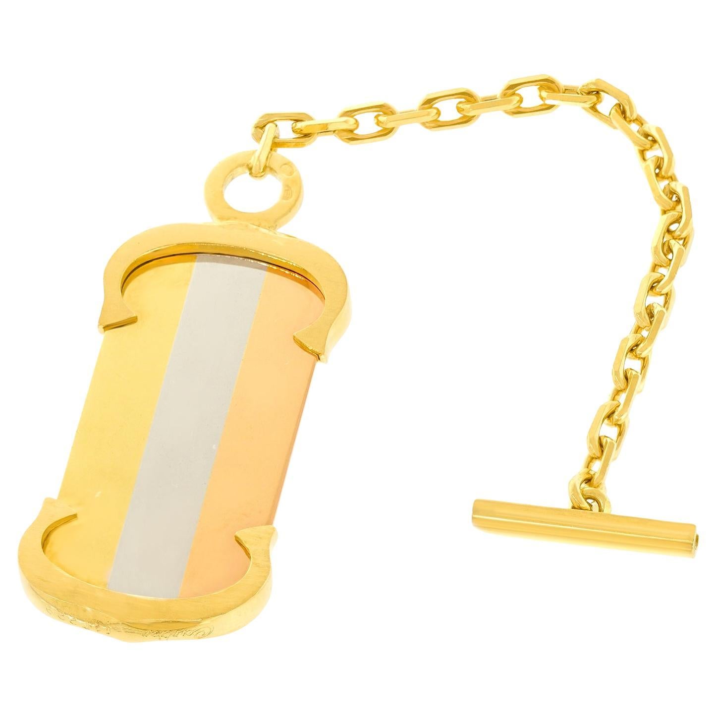 Cartier Porte-clés Trinity Motifs Double C en vente