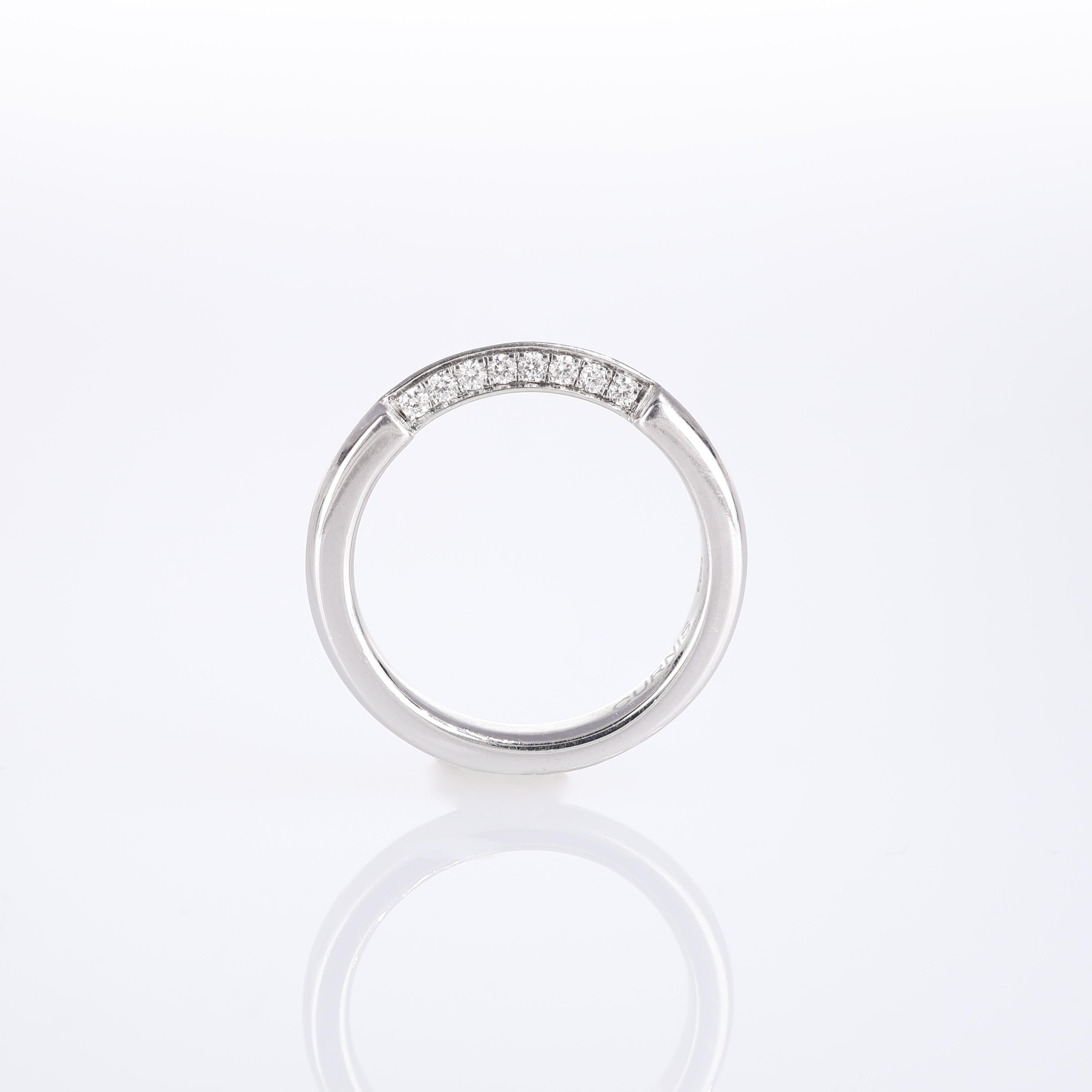 IMPORTANT NOTE:
✔ No additional costs will be added to this order.
✔ Shipping and customs duties are fully covered by us.
--------------------
Elegant and understated, this white gold band ring features a sleek double 