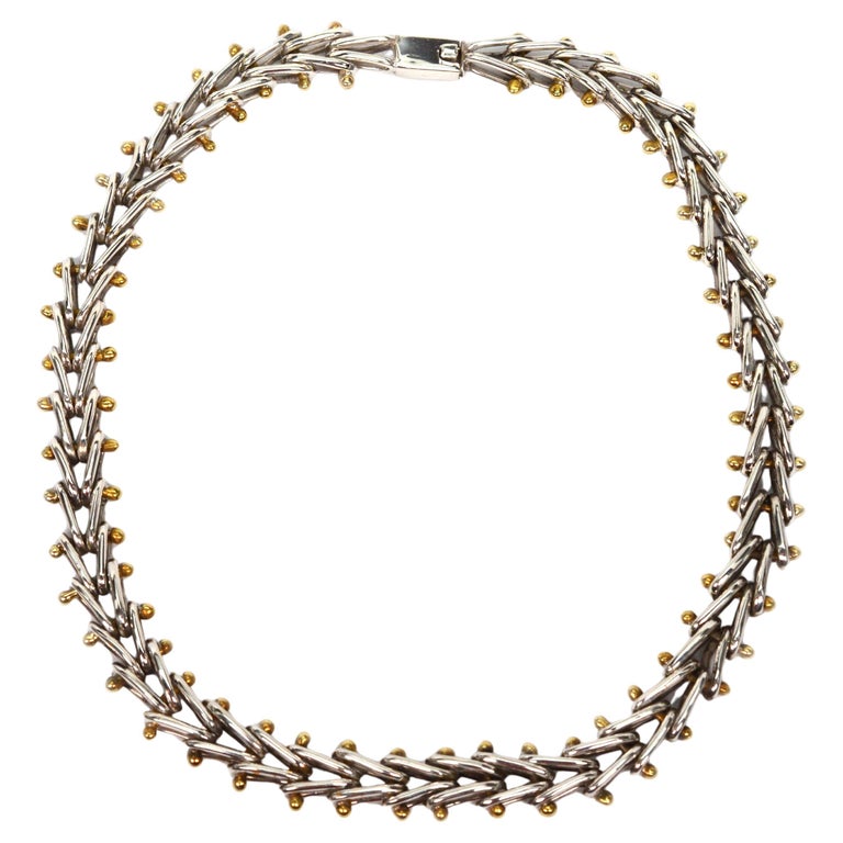 Sterling Collar Necklace 124 For Sale on 1stDibs vintage sterling