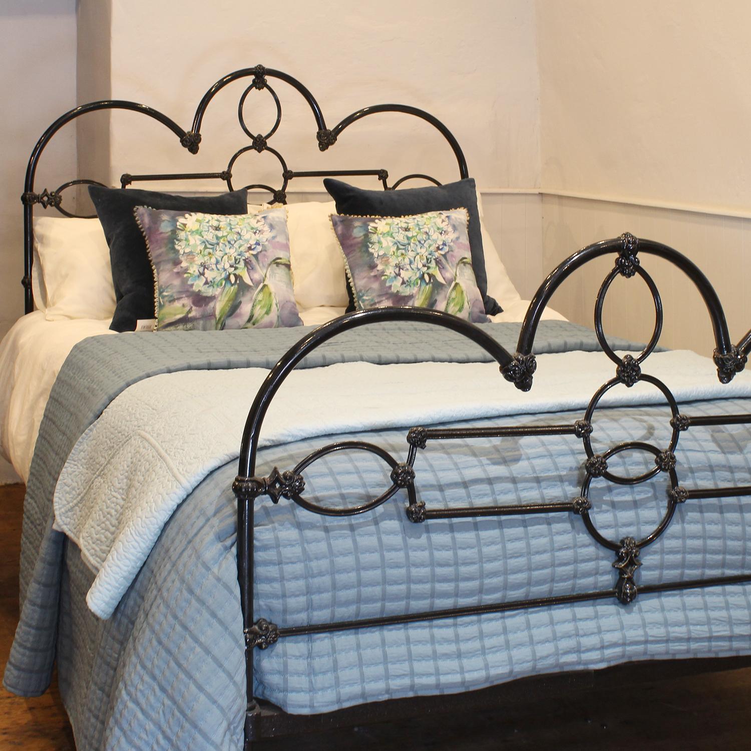 antique metal bed frame double