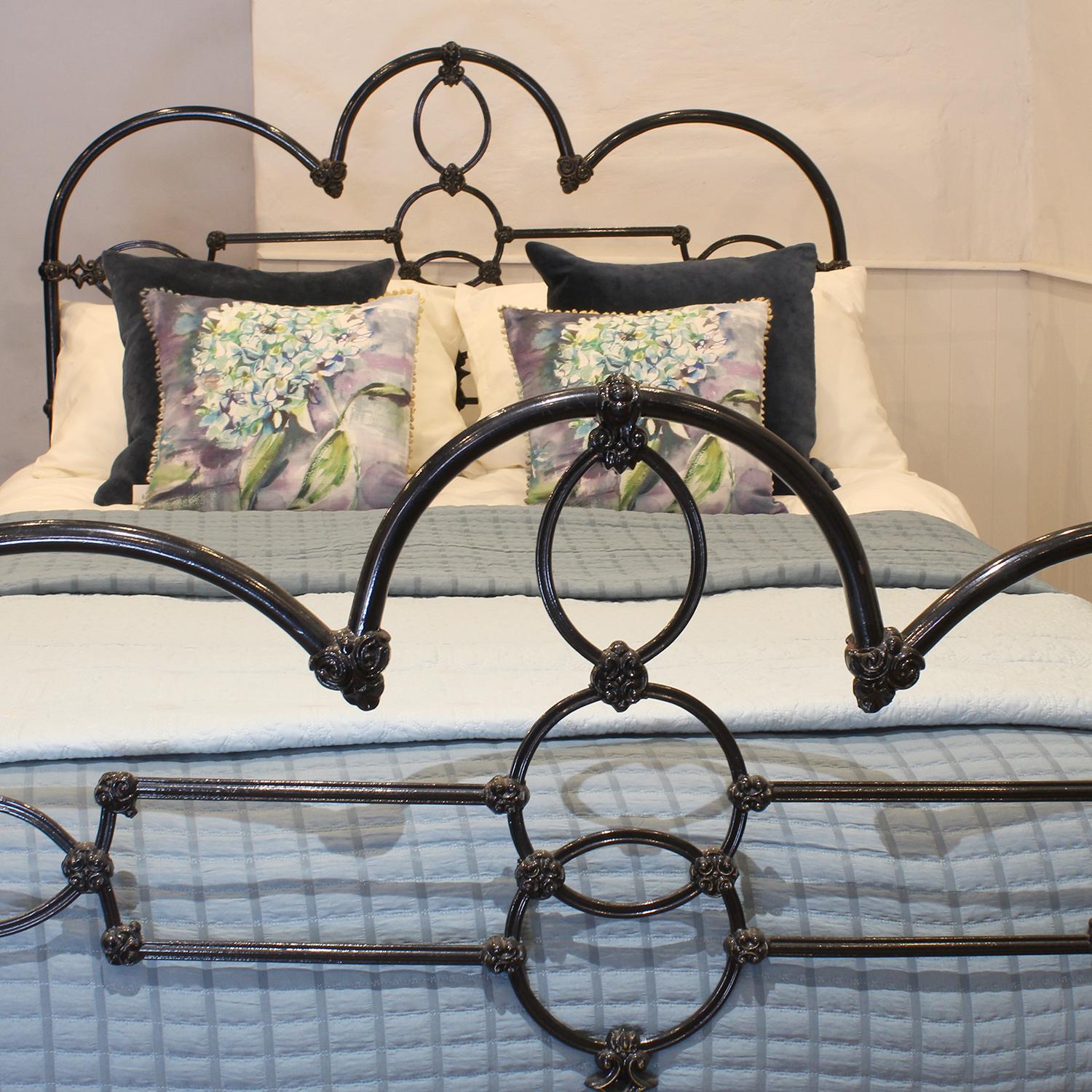 cast iron double bed