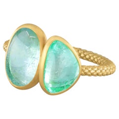 Double Certified Pariaba Cabochon Yellow Gold One-of-a-Kind Ring, Talkative 2026