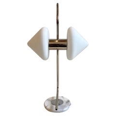 Lampe de table Arlus Lunel en métal avec base en marbre