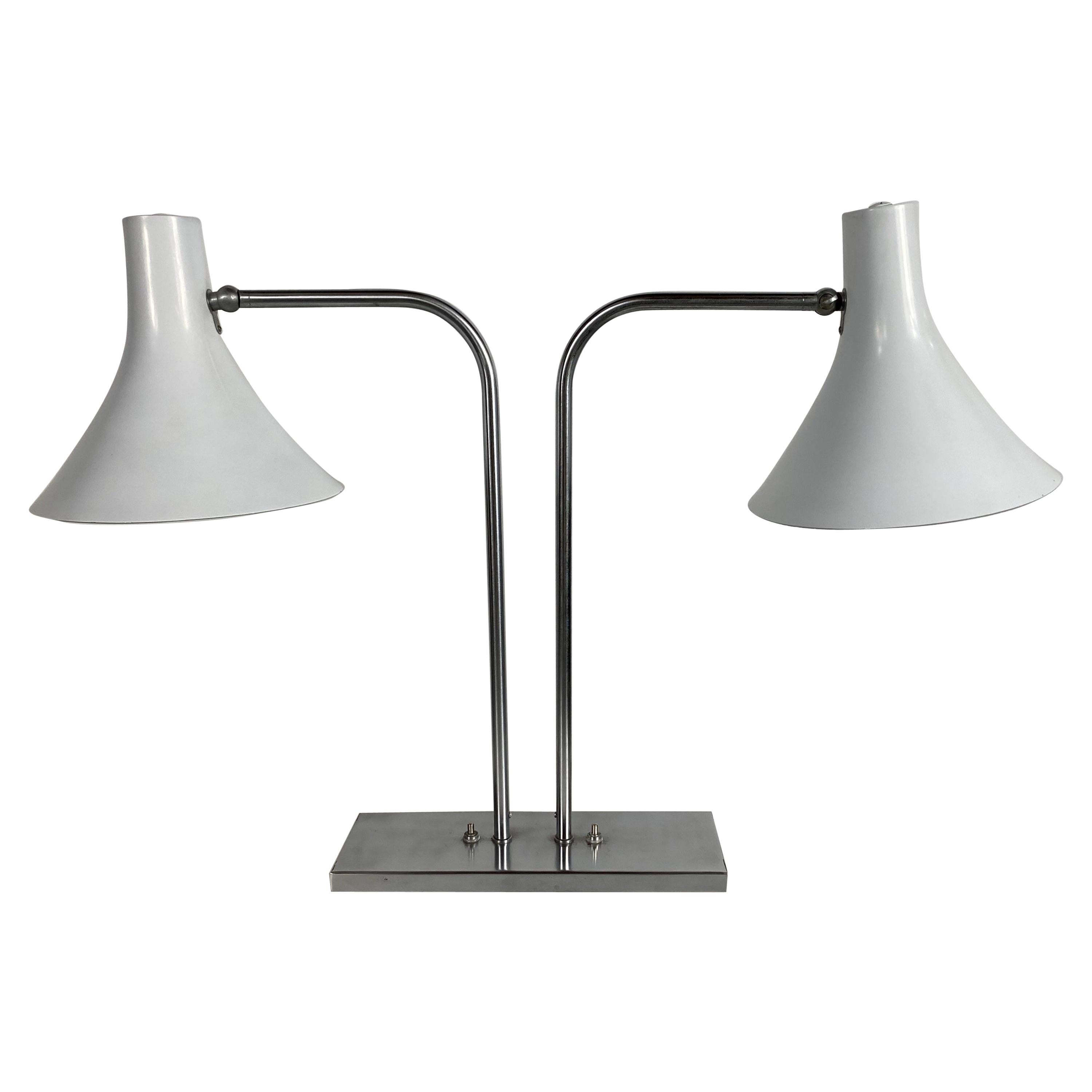 Double Cone Desk Lamp by Greta Von Nessen for Nessen Studios