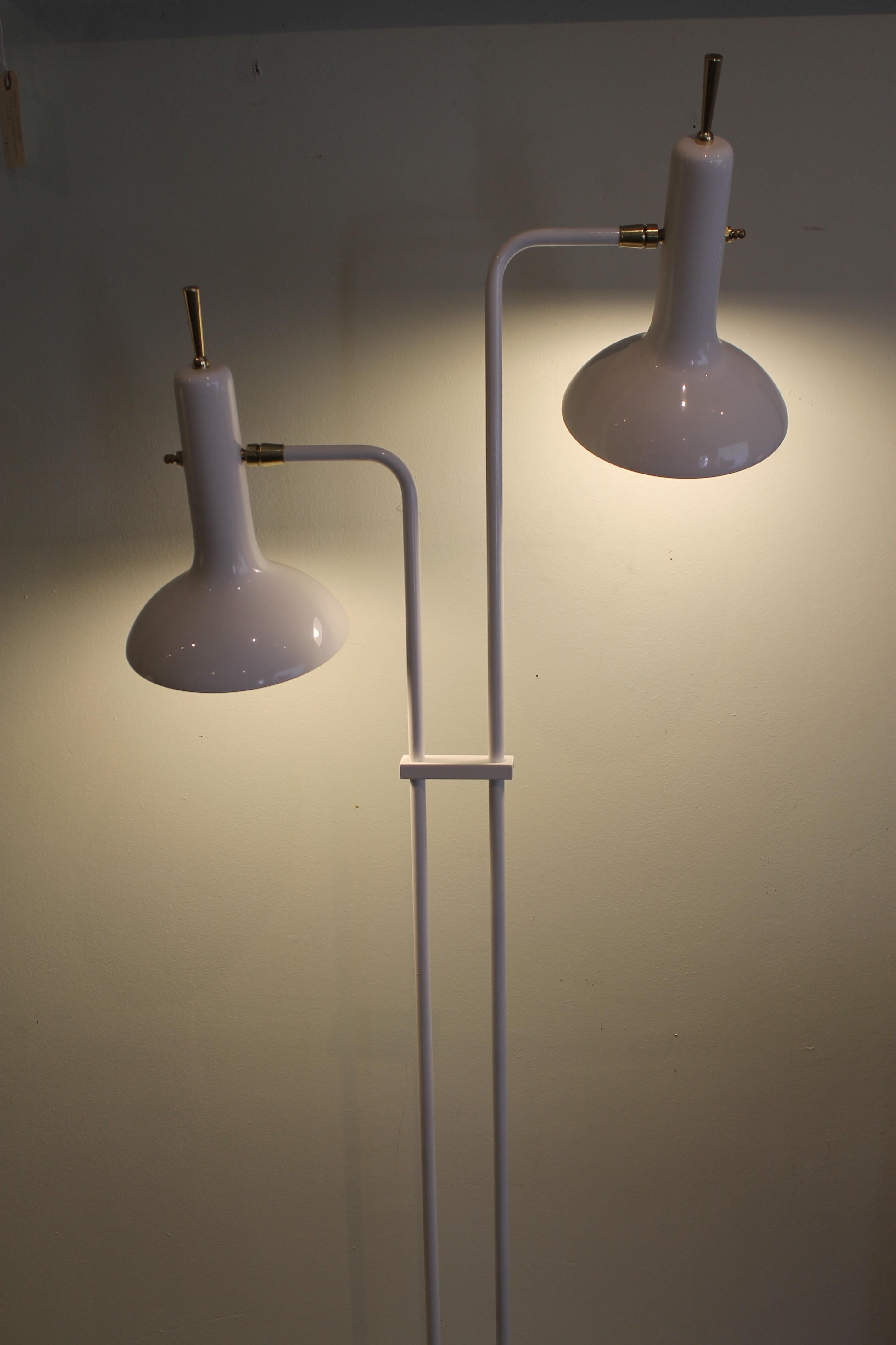 American Double Cone Floor Lamp by the Laurel Lamp Mfg. Co.