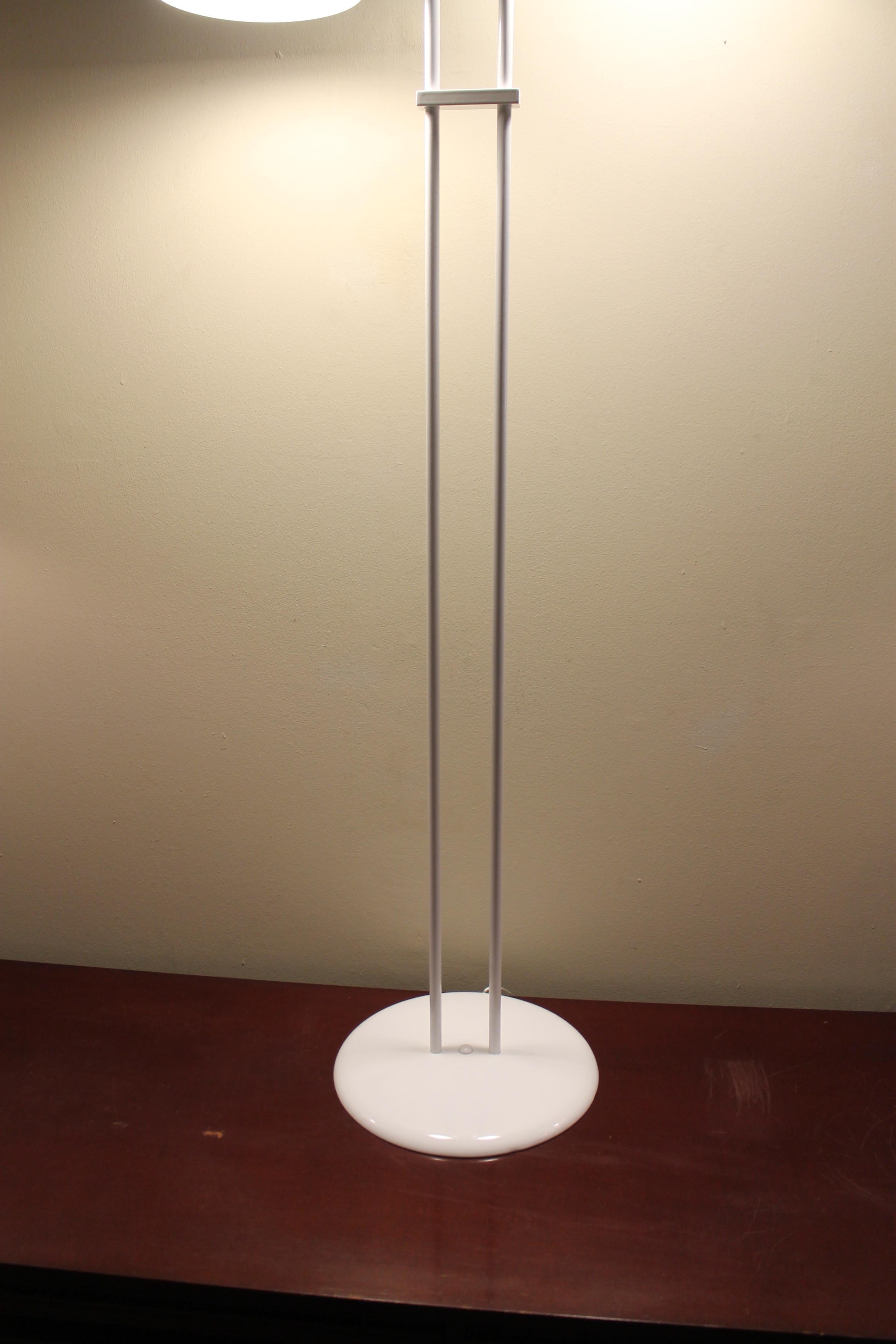 Steel Double Cone Floor Lamp by the Laurel Lamp Mfg. Co.