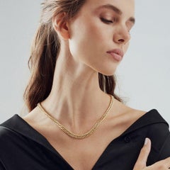 Double Cuban Link Chain Necklace, 14K Yellow Gold, 26.60Gr.