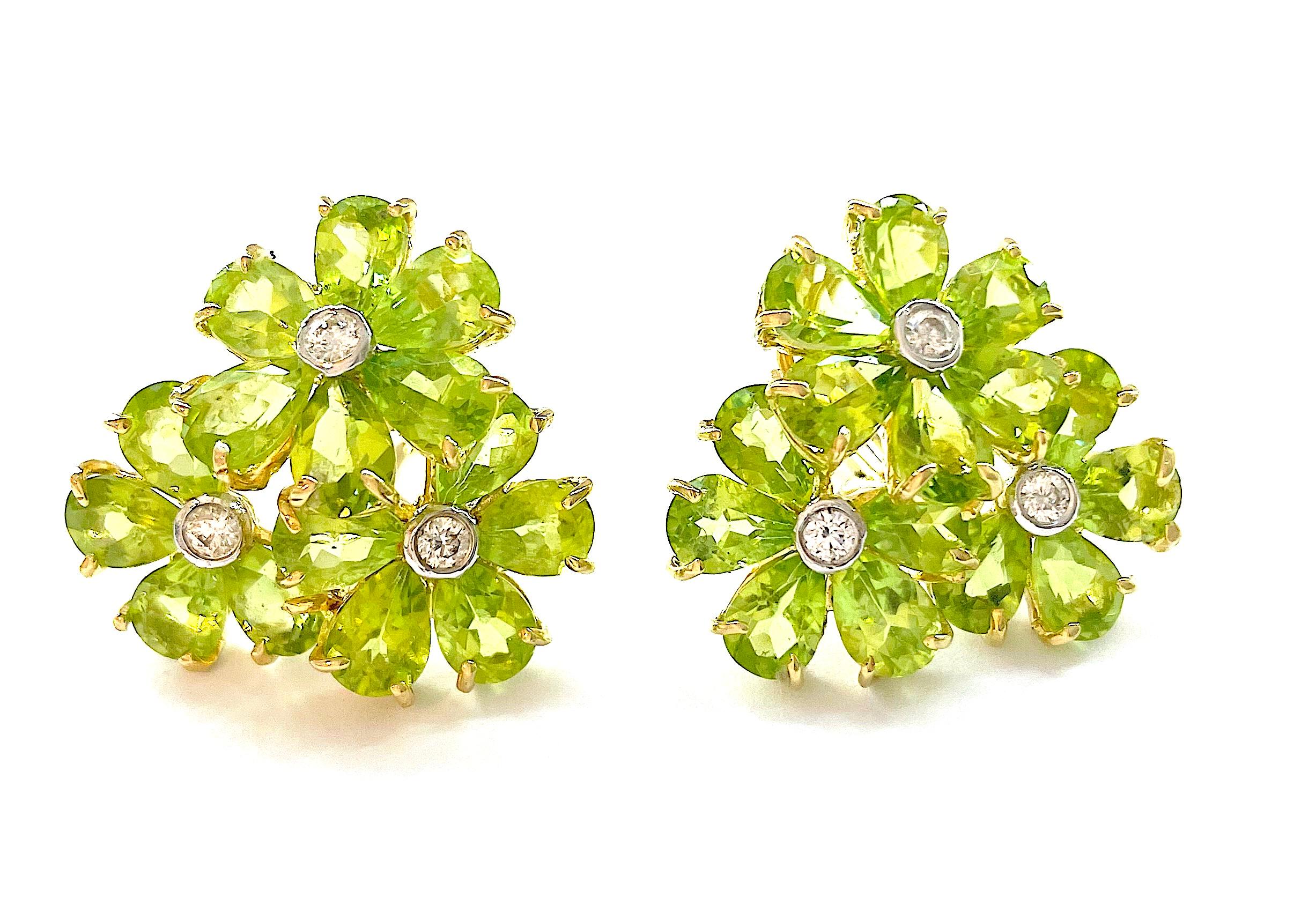 Orecchini doppi a cuscino di Greene & Greene con perle staccabili in vendita 3