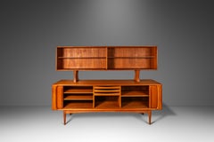 Double Decker Credenza in Teak by Bernhard Pedersen, Denmark, c. 1960's