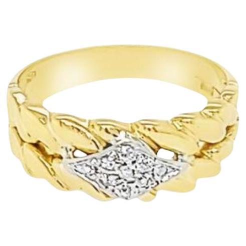 Double Diamond Band Ring For Sale
