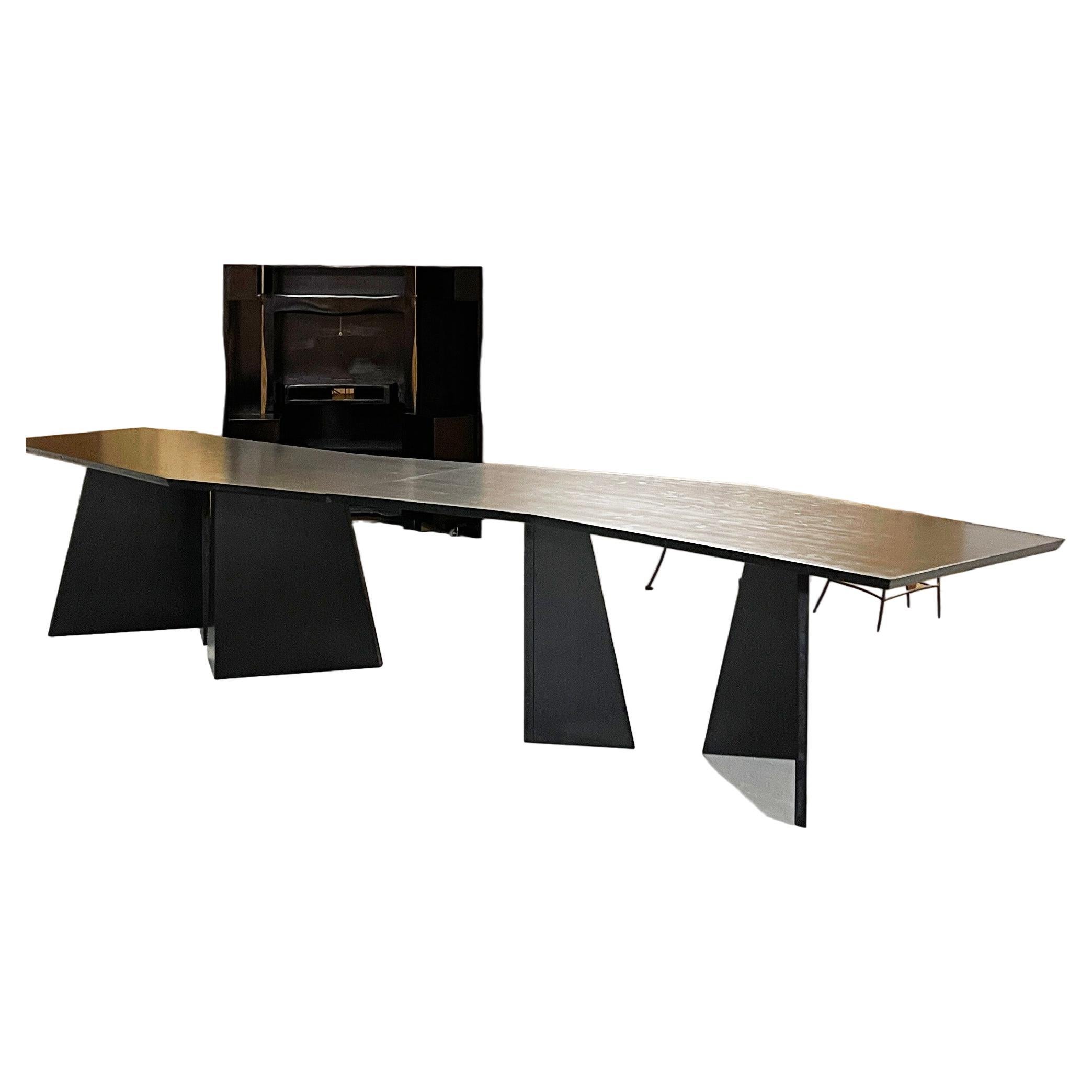 Double Dining Table / Desk "Nazca" For Sale