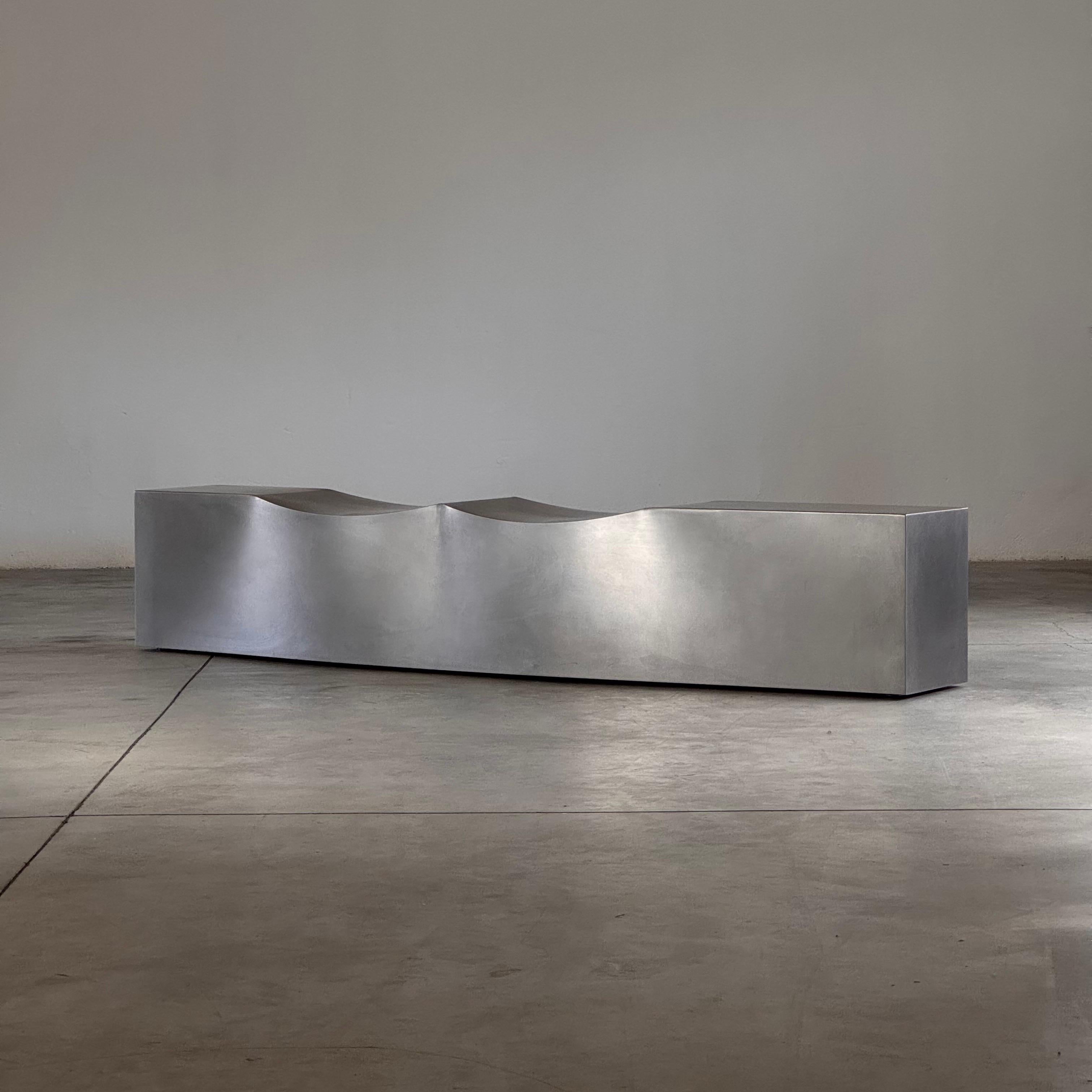 Modern “Double Dip” Bench by Chris Howker for B&B Italia, 2004 Sculptural, Discontinued For Sale