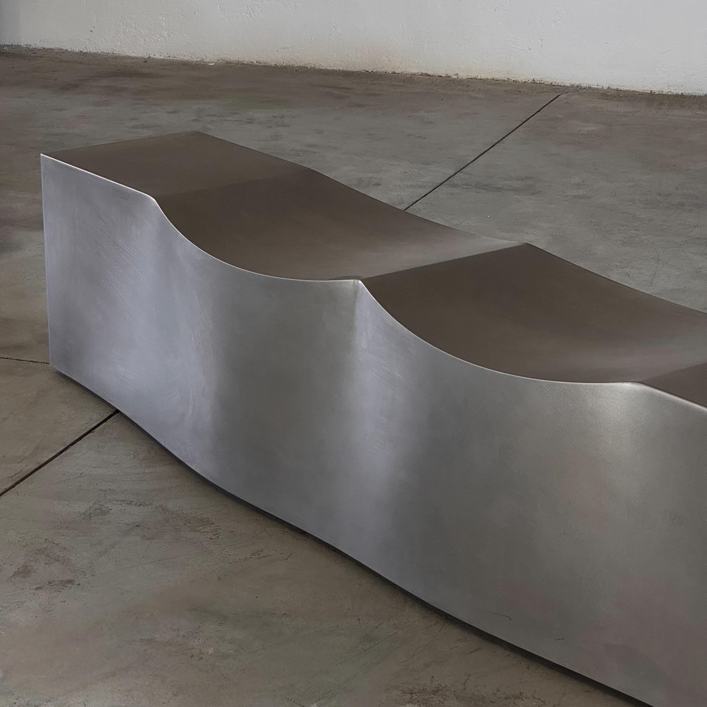 Contemporary “Double Dip” Bench by Chris Howker for B&B Italia, 2004 Sculptural, Discontinued For Sale
