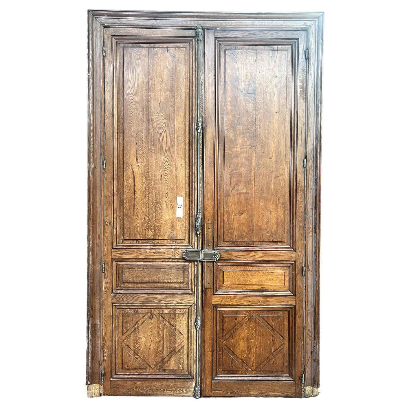 Double Door with Oak Frame – France, circa 1880