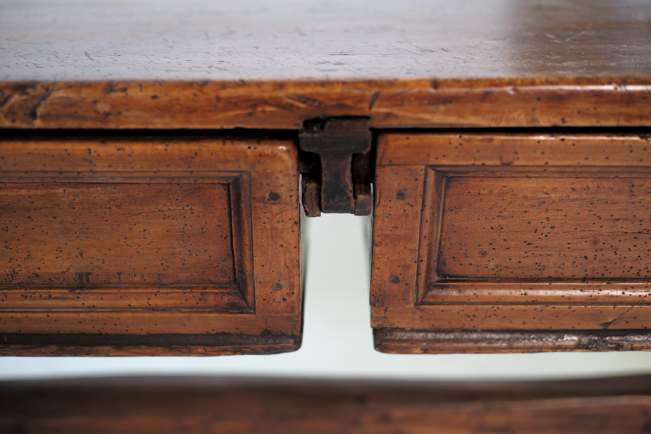 Double Drawer Changer Table, Switzerland 17th Century 2