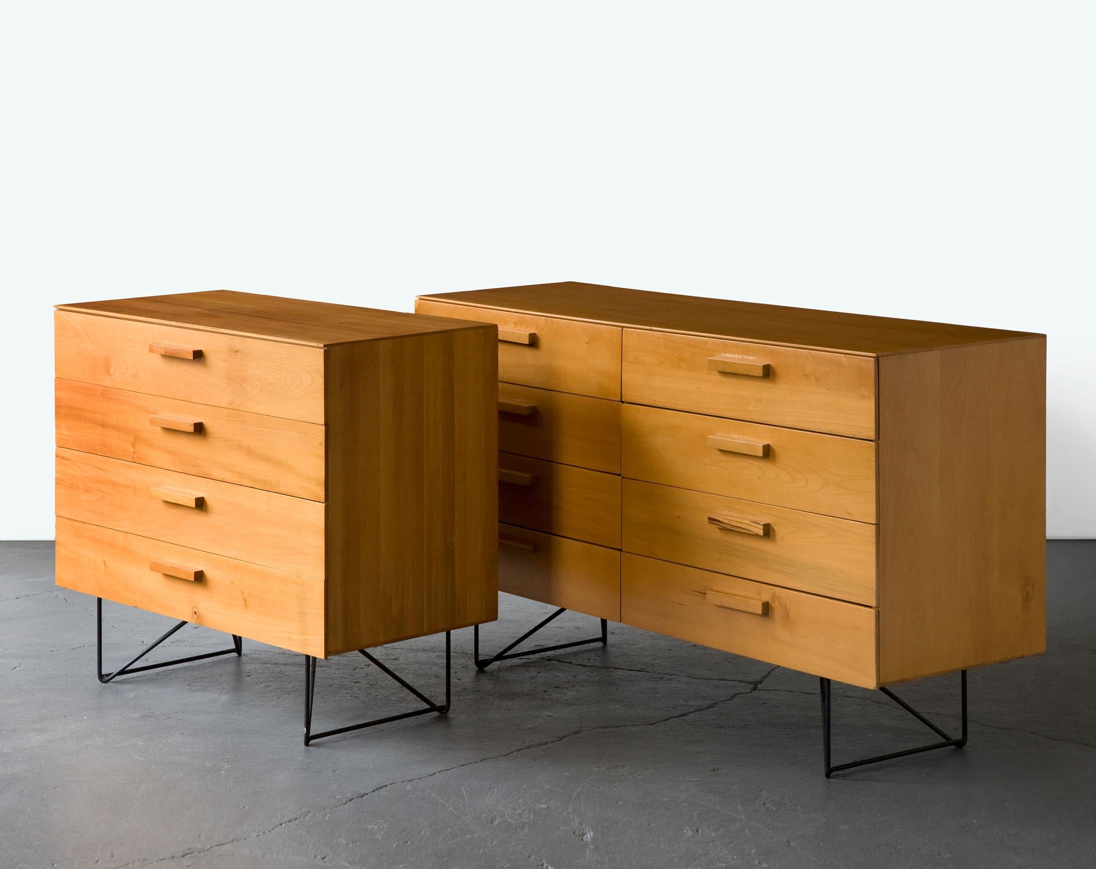 Mid-20th Century Double Dresser in Plywood by Luther Conover