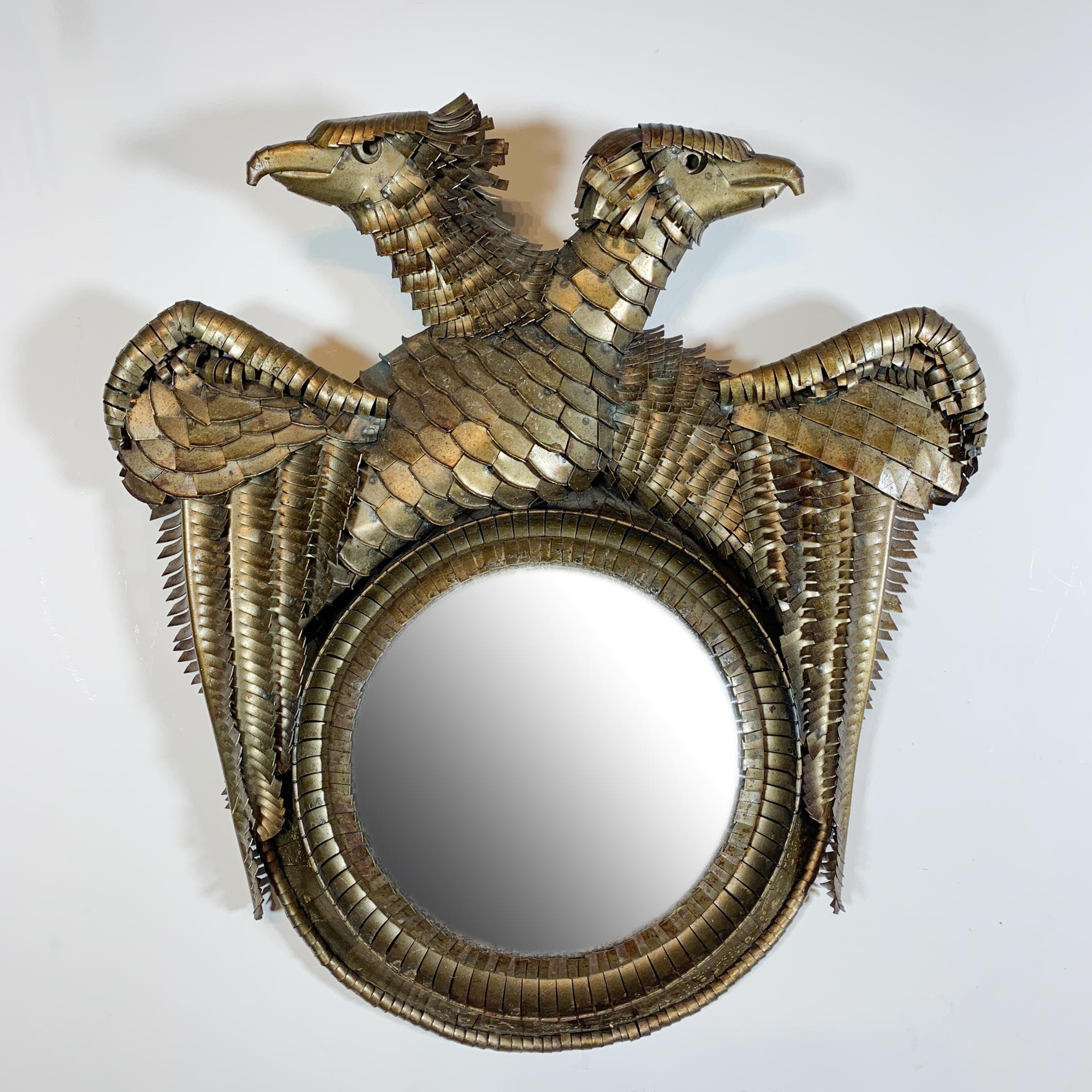 Double Eagle Gold Convex Mirror by Léon Masson 5
