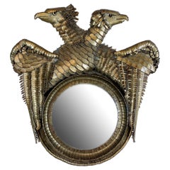 Double Eagle Gold Convex Mirror by Léon Masson