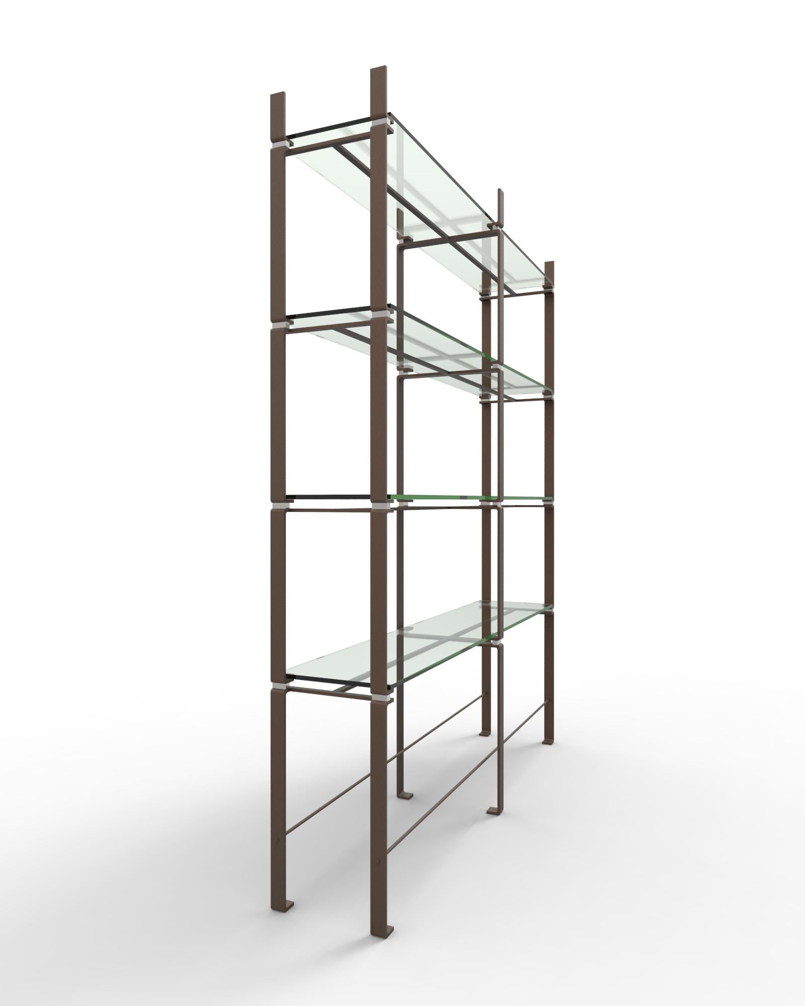 American Double Etagere Shelves by Gentner Design