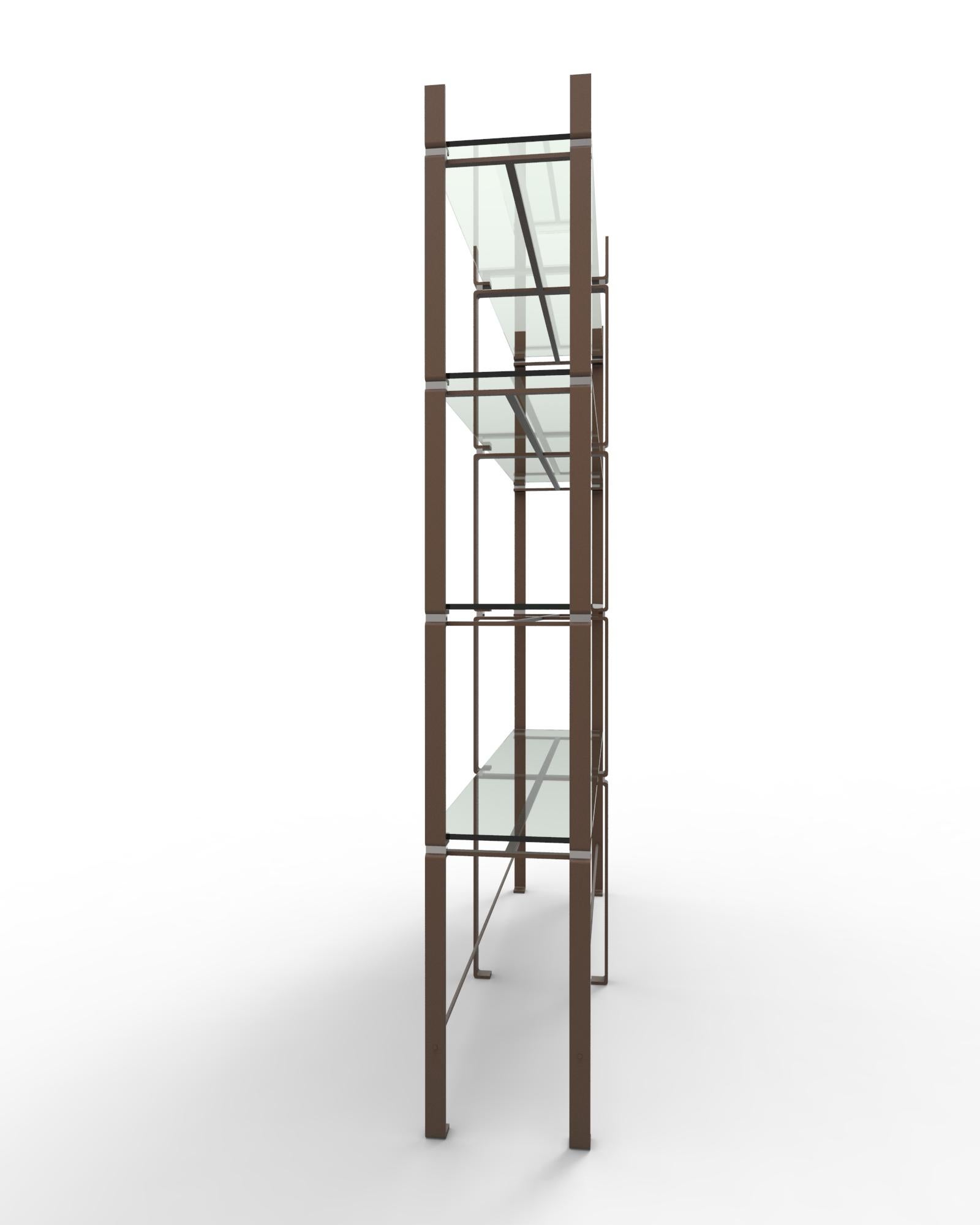 Double Etagere Shelves by Gentner Design In New Condition For Sale In Geneve, CH