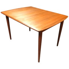 Tavolo da pranzo doppio allungabile in teak di Rastad & Relling per Gustav Bahus