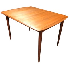 Double Extending Teak Dining Table by Rastad & Relling for Gustav Bahus