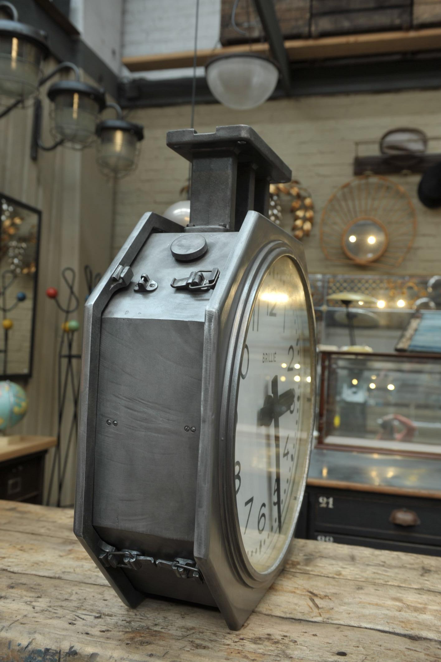 double face clock
